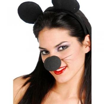 Naso di Clown in Spugna Nera