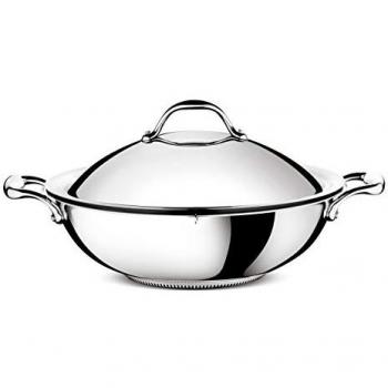 Wok Accademia Logofusion Avec Son Couvercle 5 L