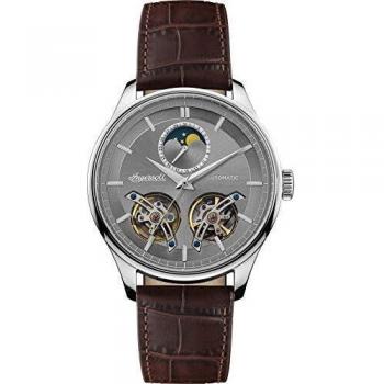 Orologio Analogico Ingersoll The Chord Mens I07201 Grigio e Pelle