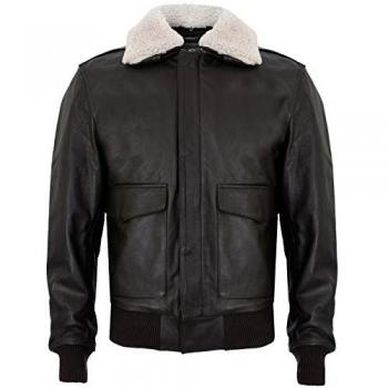 Herren Air Force A2 Bomberjacke aus Leder – Montreal Braun