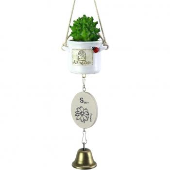 Country Style Potted Plant Wind Chimes