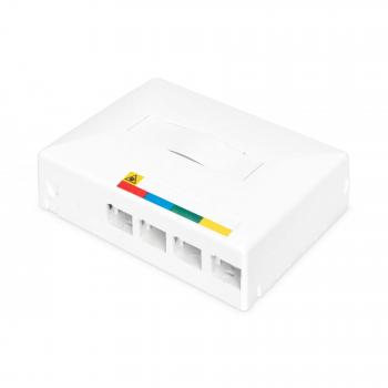 Digitus FTTX Leergehäuse für 4 x SC SX / LC DX Kupplungen