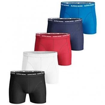 Björn Borg Cotton Stretch Boxer 5-pack Black, XL