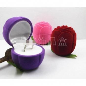 Coffret romantique à bijoux Rose rouge, 20 pièces/lot pour bague de mariage, boucles d'oreilles et collier
