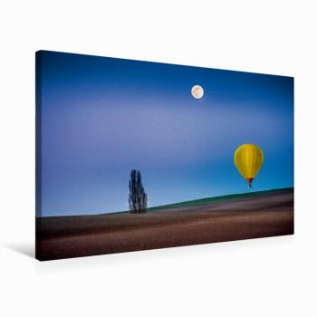 CALVENDO Panorama Leinwand 75 × 50 cm – Blick von oben