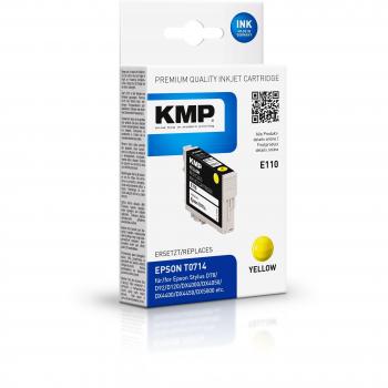 KMP Tintenpatrone kompatibel für Epson T0714, gelb