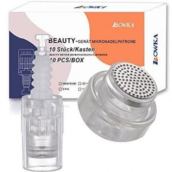 BOWKA Microneedling Pen Ersatznadeln Rund Nano 10 Stück