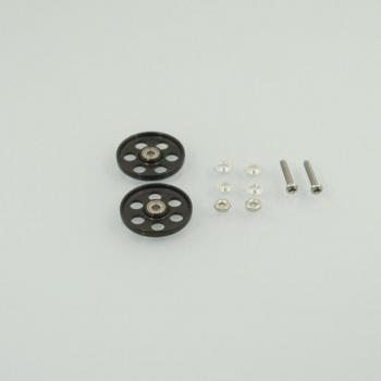 Ensemble de rouleaux Tamiya MINI 4WD, 19mm, 6 trous, aluminium, 10 couleurs
