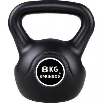SPRINGOS® Haltère Kettlebell 8 kg