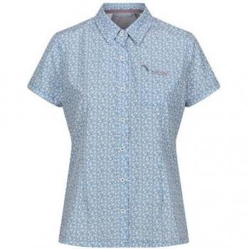 Regatta Reise-Short Sleeve Hemd Damen – Blau, EU 40 / UK 12