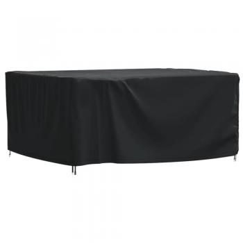 Copertura per Mobili da Giardino Nera 180x140x90cm Impermeabile 420D