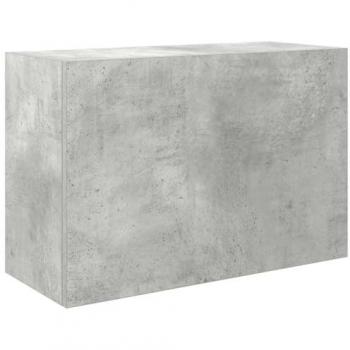 Vidaxl Concrete Grey Bathroom Wall Cabinet 60x25x40 cm Engineered Wood