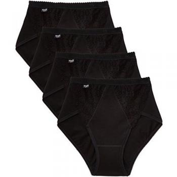 Sloggi Chic Midi Slip Mujer Negro 46