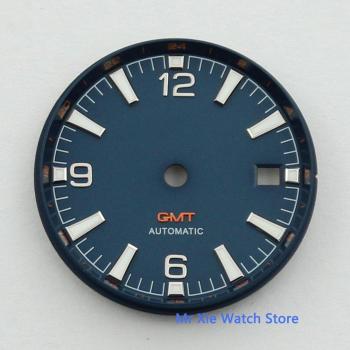 Bliger 31mm Watch Dial Compatible with MINGZHU 3804 GMT Automatic