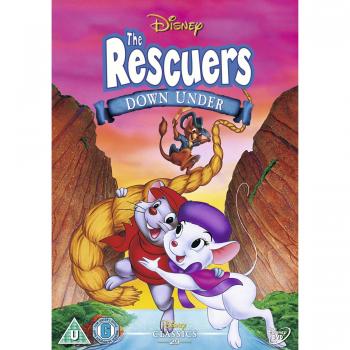 Disney DVD The Rescuers and The Rescuers Down Under