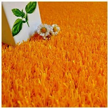 Gazon synthétique coloré Peps Jaune orangé