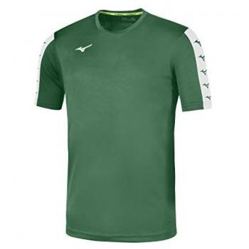 Mizuno Nara Unisex T-Shirt für Kinder, 8 Jahre, grün