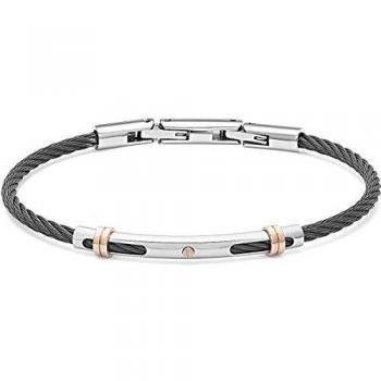 Bracciale Comete Uomo in acciaio Wire