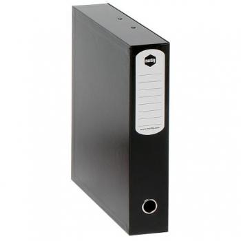 Marbig 75mm Foolscap Box File Heavy Duty Black