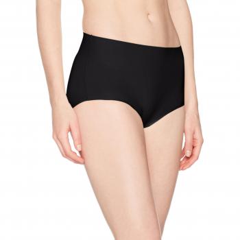 Spanx Ropa Interior modeladora, Brief Retro, Talla L, Negro para Mujer