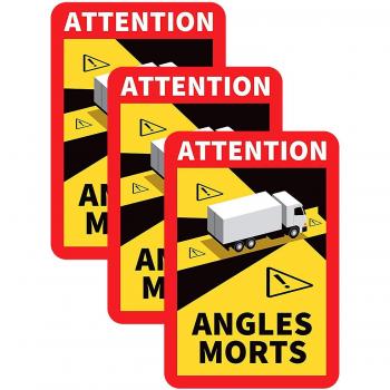 Heavy Vehicle Blind Spot Warning Sticker L.170 X H.250 France