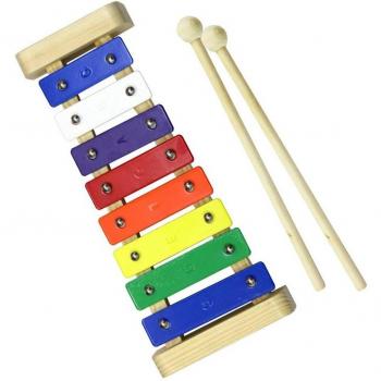 Colorful 8-Key Wooden Xylophone for Kids