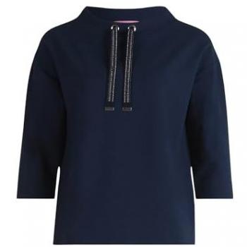 Betty Barclay Sweatshirt, Damen, hoher Kragen, Glitzersteine