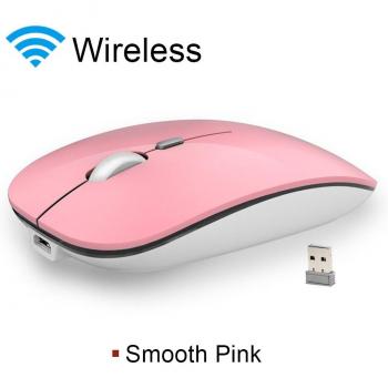 Mouse Inalámbrico RGB con Bluetooth y Motor de Baja Ruido