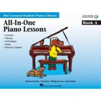 All-in-one Piano Lessons Book a: Lessons, Theory, Technique, Solos, and Practice Games (Hal Leonard Student Piano Library (Songbooks))