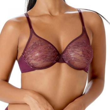Gossard 13001 Purple Lace Sheer Bra