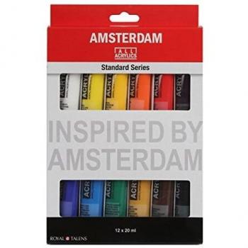 Amsterdam Acrylic Paint Assortment 12 x 20 ml