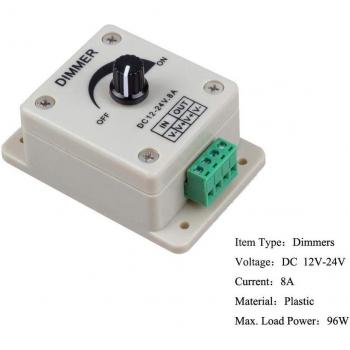 Bande lumineuse contrôlable LED 12/24V