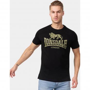 Pull-over noir avec logo Lonsdale