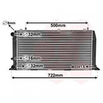 Radiador de motor 03002047 Van Wezel