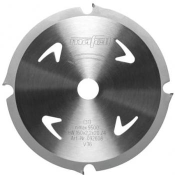 Lame circulaire Mafell 160x2,2 mm 4 dents