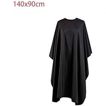 LuxeCut Black Grooming Cloak