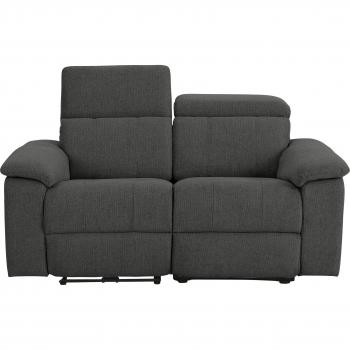 2-Sitzer Sofa Binado von HOME AFFAIRE, grau mit Relaxfunktion