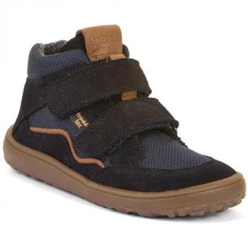 Froddo® BAREFOOT TEX AUTUMN Winterstiefel – Barfuß‑Klettschuh mit TEX‑Membran