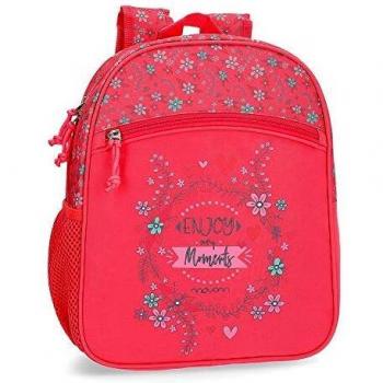 Mochila Adaptable a Carro Movom Enjoy Rosa 27x33x11 cms Poliéster 8.64L