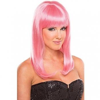 Be Wicked Hollywood Flirty Light Pink Wig