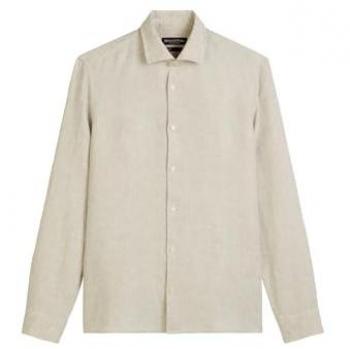 Marc O'Polo Leinenhemd für Herren Beige