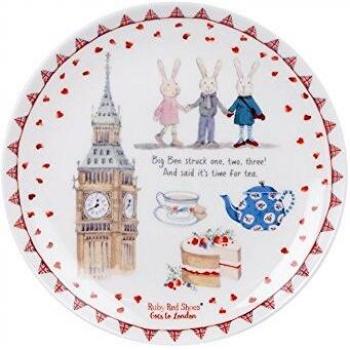 Ruby Red London Cake Dish