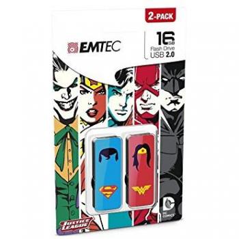 Chiavetta USB 2.0 16GB Super Heroes di Emtec M700