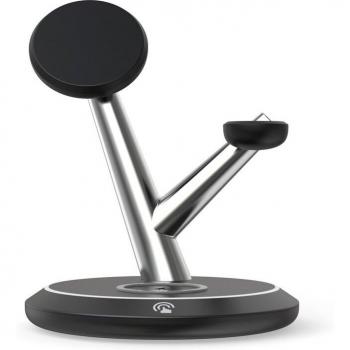 Cargador Magnético Inalámbrico 3 en 1 para Apple Watch, iPhone 13 Pro Max y Airpods 3, 15W