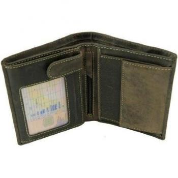 Trifold de Cuero Visconti para Caballero en Color Marrón