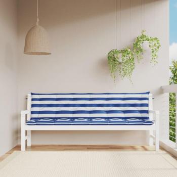 Cojín Dual Jardín Azul & Blanco 200x50x7