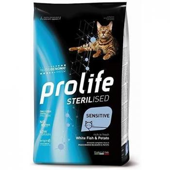 Prolife Cat Food Stérilizzato Pesce Bianco e Patate 7Kg
