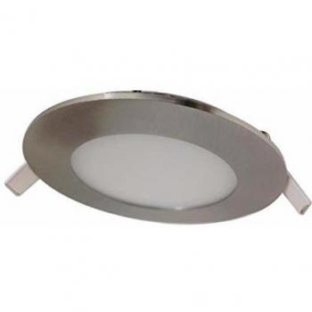 Downlight Dalle LED Extra Plate Ronde ALU 6W Blanc Froid 8000K SILAMP