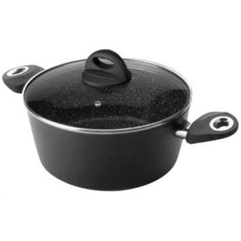 Natura 20cm Copper Fry Pan – Non‑Stick, Induction Friendly, Glass Lid Included