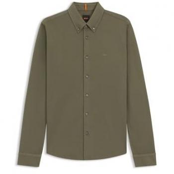 Boss Camicia Myjersey Olive Slim Fit